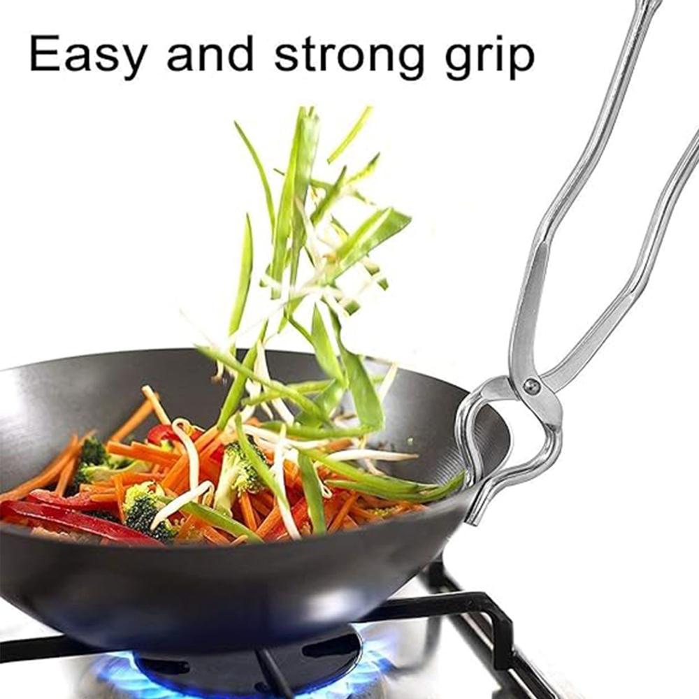 Apex Full Round Sansi  Heavy-Duty Stainless Steel Pakkad | Strong Grip (1 Pc)