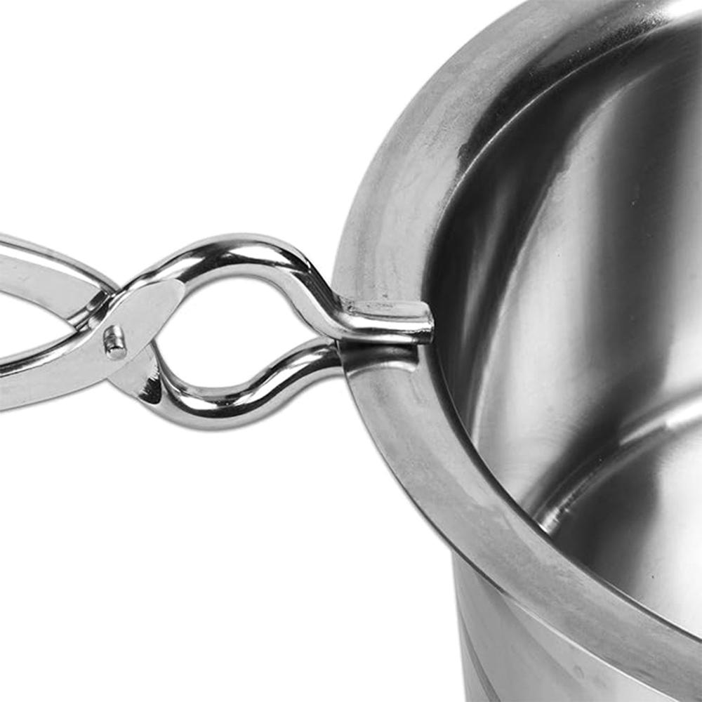 Apex Full Round Sansi  Heavy-Duty Stainless Steel Pakkad | Strong Grip (1 Pc)