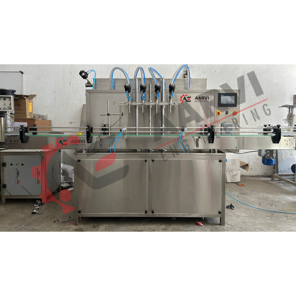 60 BPM Servo Based Pesticide Filling Machine