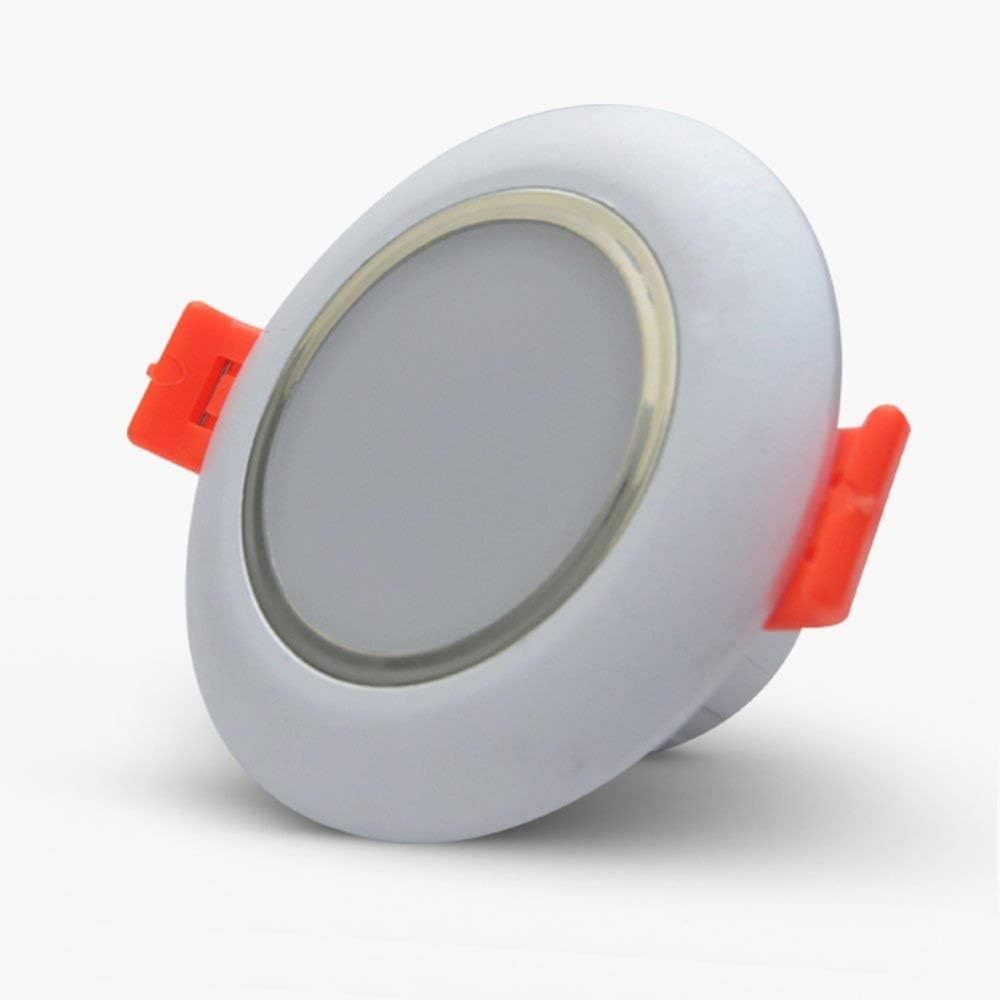 2w Spot Light - Metal & Glass, Customized Size, Available In Cool White, Natural White, Warm White | Electric Power Factor For Efficient Illumination