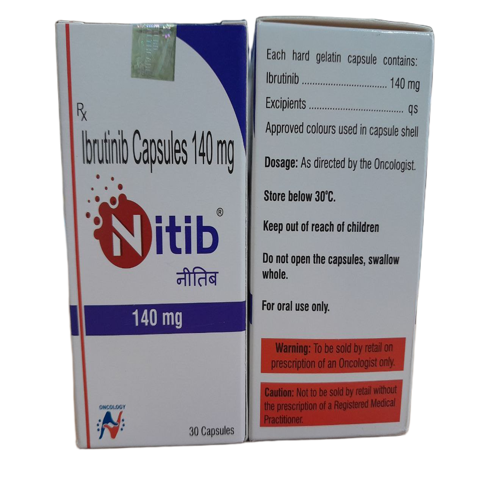 Nitib 140mg - Ibrutinib Capsules