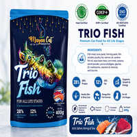 Mayaa Cat Trio Fish 8kg - Age Group: All Life Stages