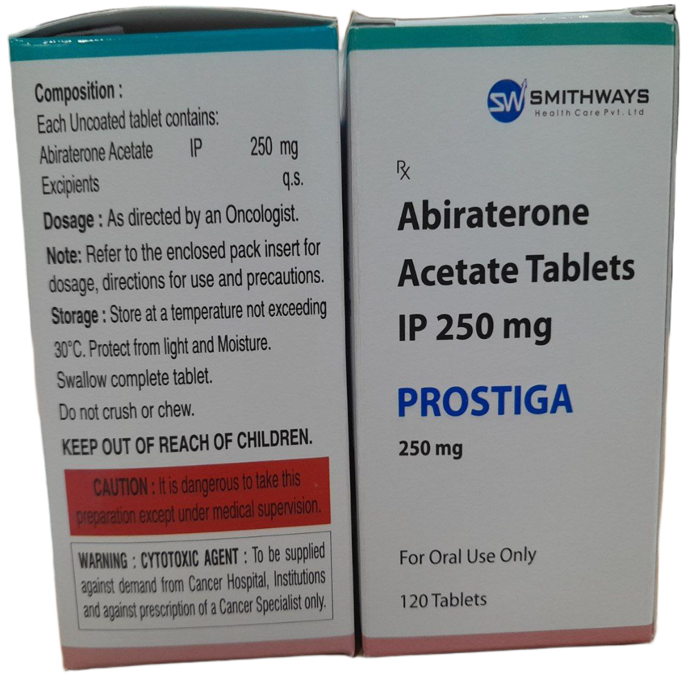 Prostiga 250mg - Abiraterone Acetate Tablets