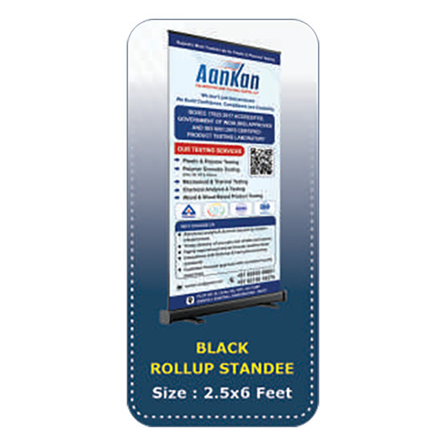 Black Rollup Standee