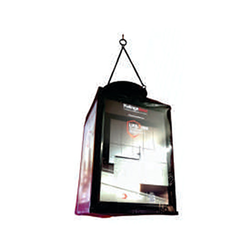 Squre Rotated 4 Side Film Hanging LED Rotating Lamp