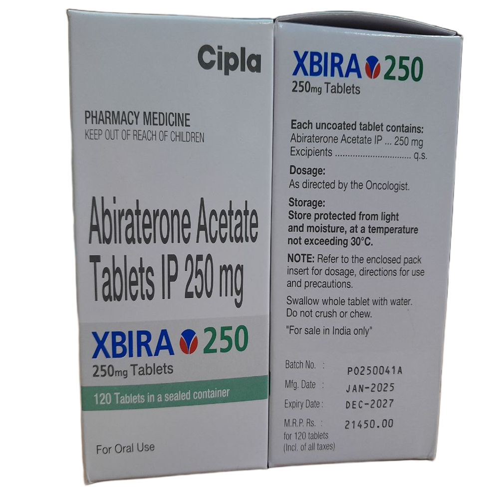 Xbira 250mg - Abiraterone Acetate Tablets