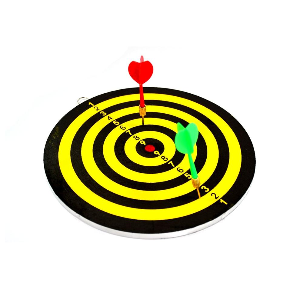 Small Dart Board with 2 Darts  Sports & Indoor Game for Kids