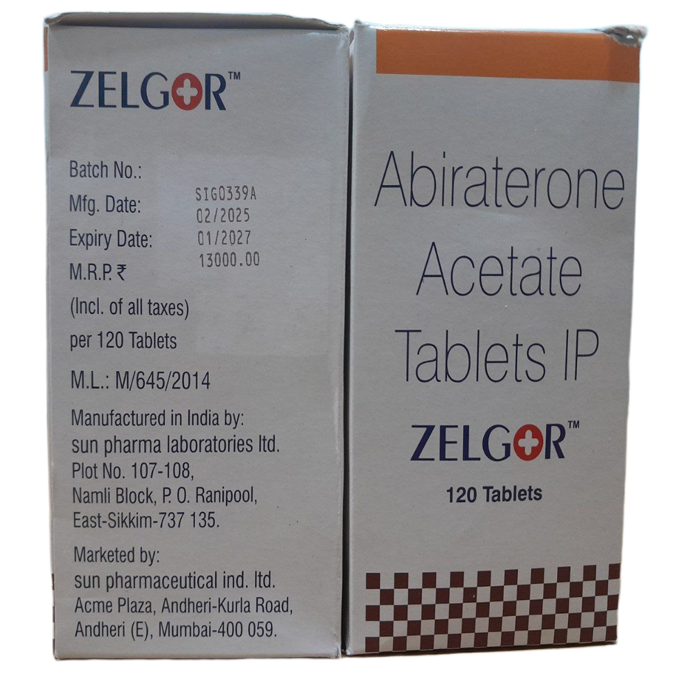 Zelgor 250mg - Abiraterone Acetate Tablets