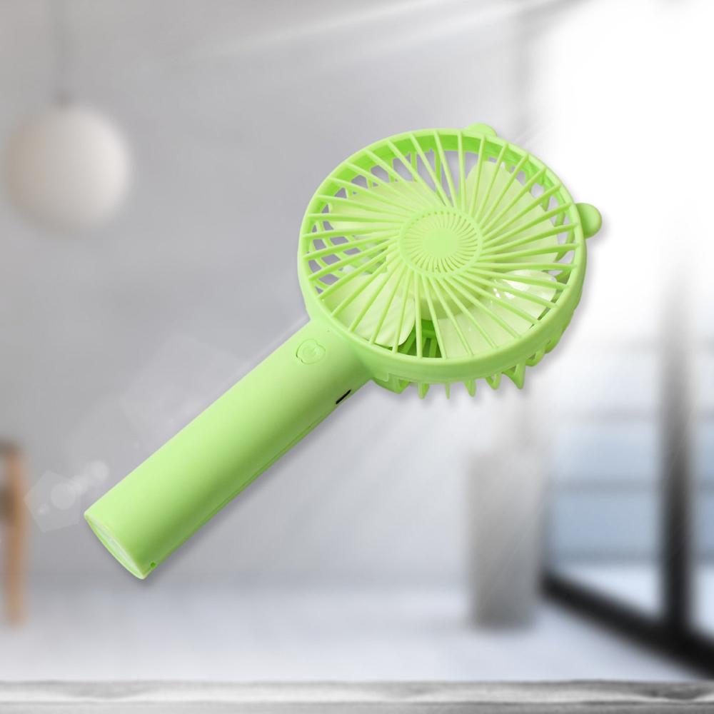 Portable Classic Hand Fan 3-speed Table Fan For Office School Home Use - Color: Mix
