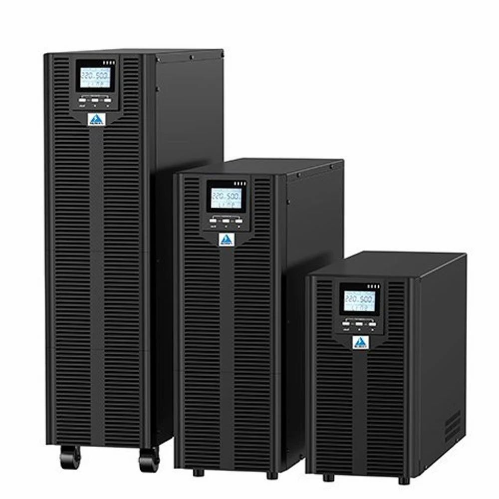 Online UPS - Metal Body, 400x180x320mm, Black, 1000 VA | Pure Sine Wave, LCD Display, Smart Fan Cooling