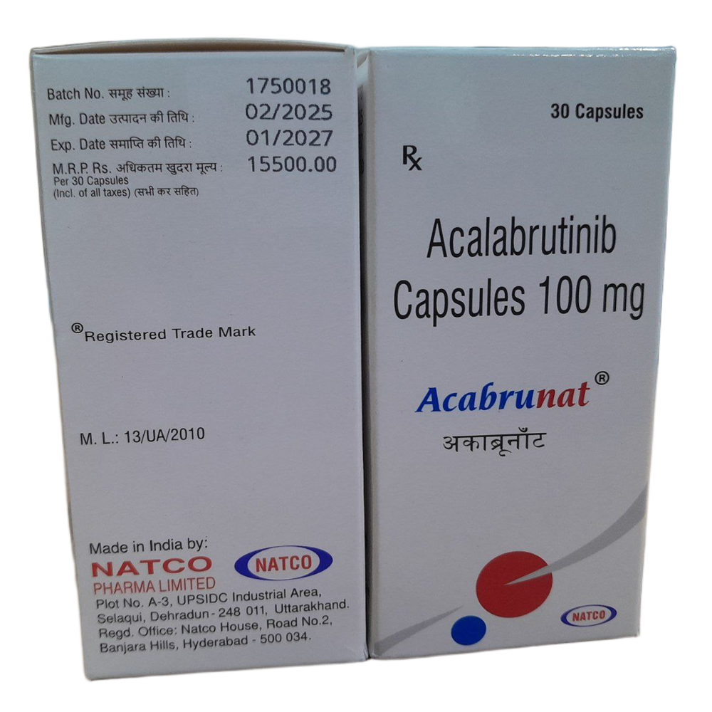 Acabrunat 100mg - Acalabrutinib Capsules