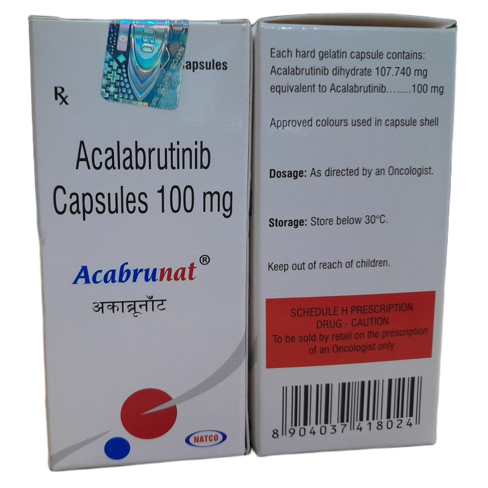 Acabrunat 100mg - Acalabrutinib Capsules