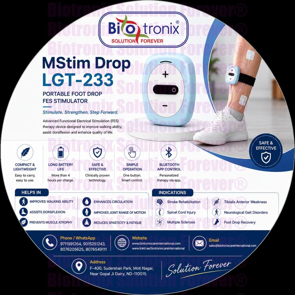Smart Foot Lift Stimulator for Neurological Rehabilitation