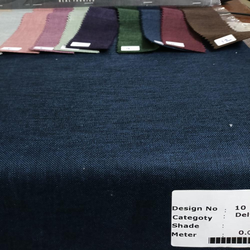 PLAIN LINEN LOOK SHIRTING FABRIC