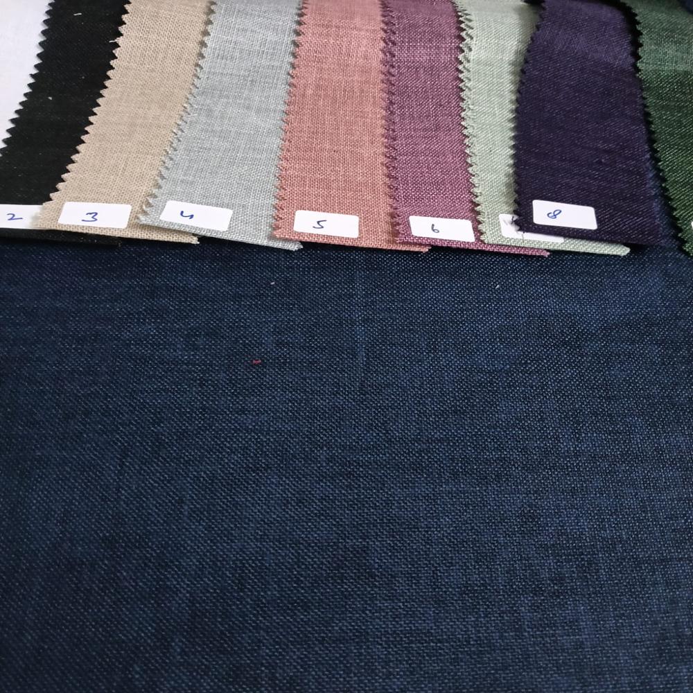 PLAIN LINEN LOOK SHIRTING FABRIC