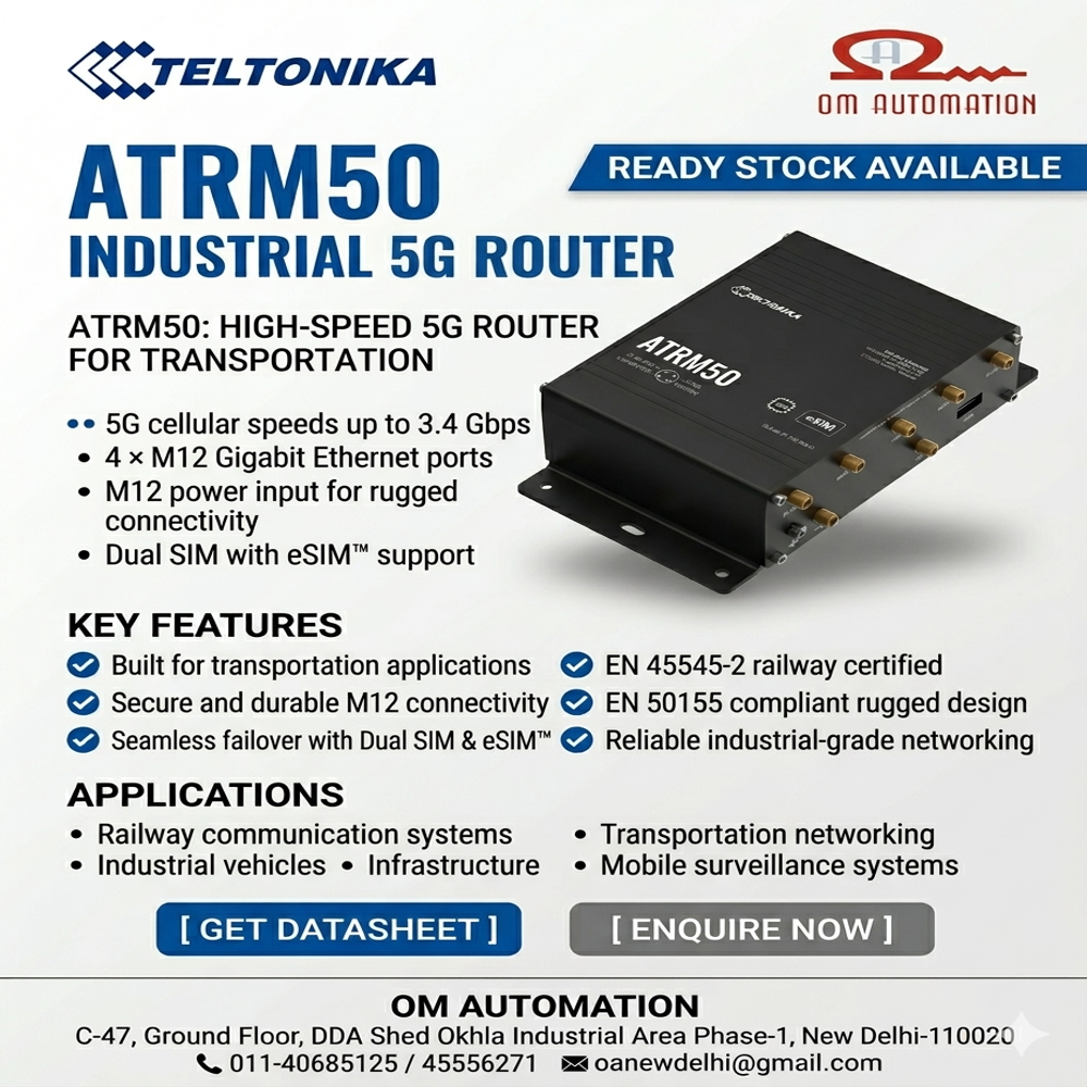 ATRM50 - 5G ROUTER FOR TRANSPORTATION