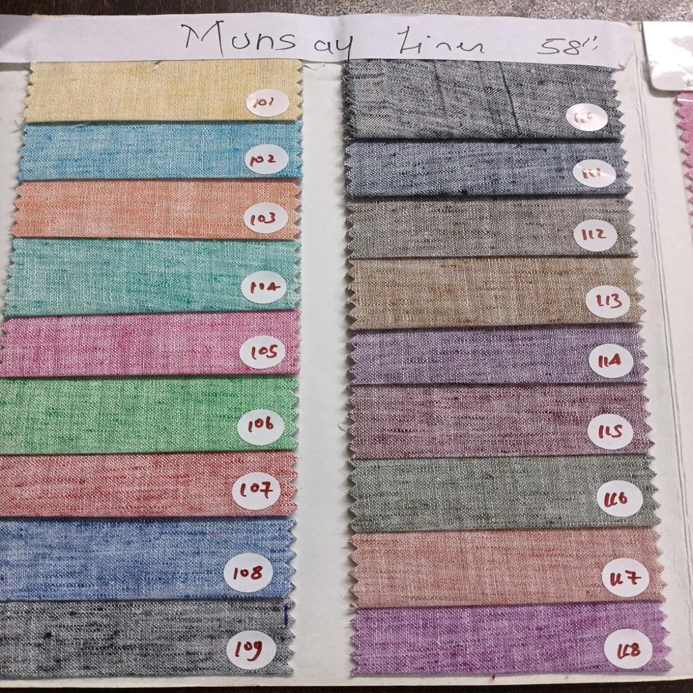 LINEN LOOK SHIRTING FABRIC
