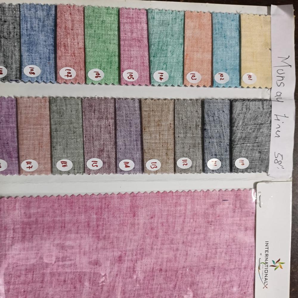 LINEN LOOK SHIRTING FABRIC