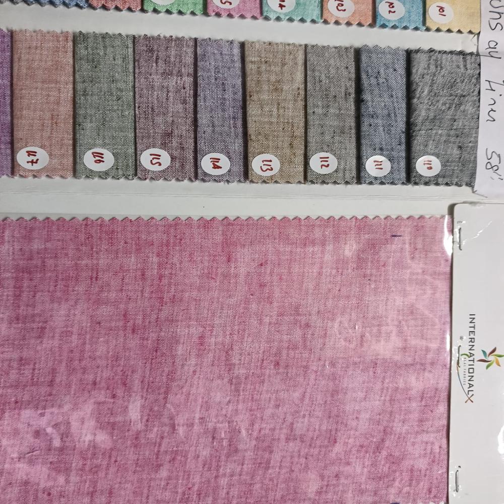 LINEN LOOK SHIRTING FABRIC