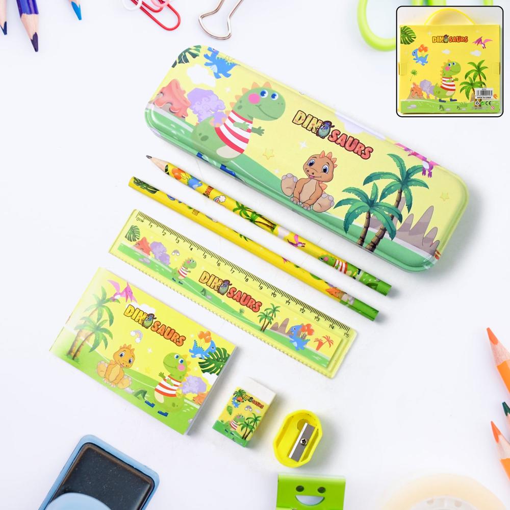 Dinosaur Printed Kids Stationery (set)