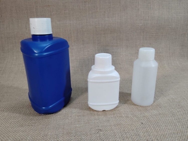 HDPE Triangular Pesticide Bottle
