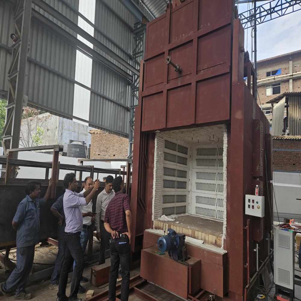 Hydrogen De-embrittlement Furnace - High Temperature Alloy Steel, Custom Size, Plc Control, Safety Interlocks