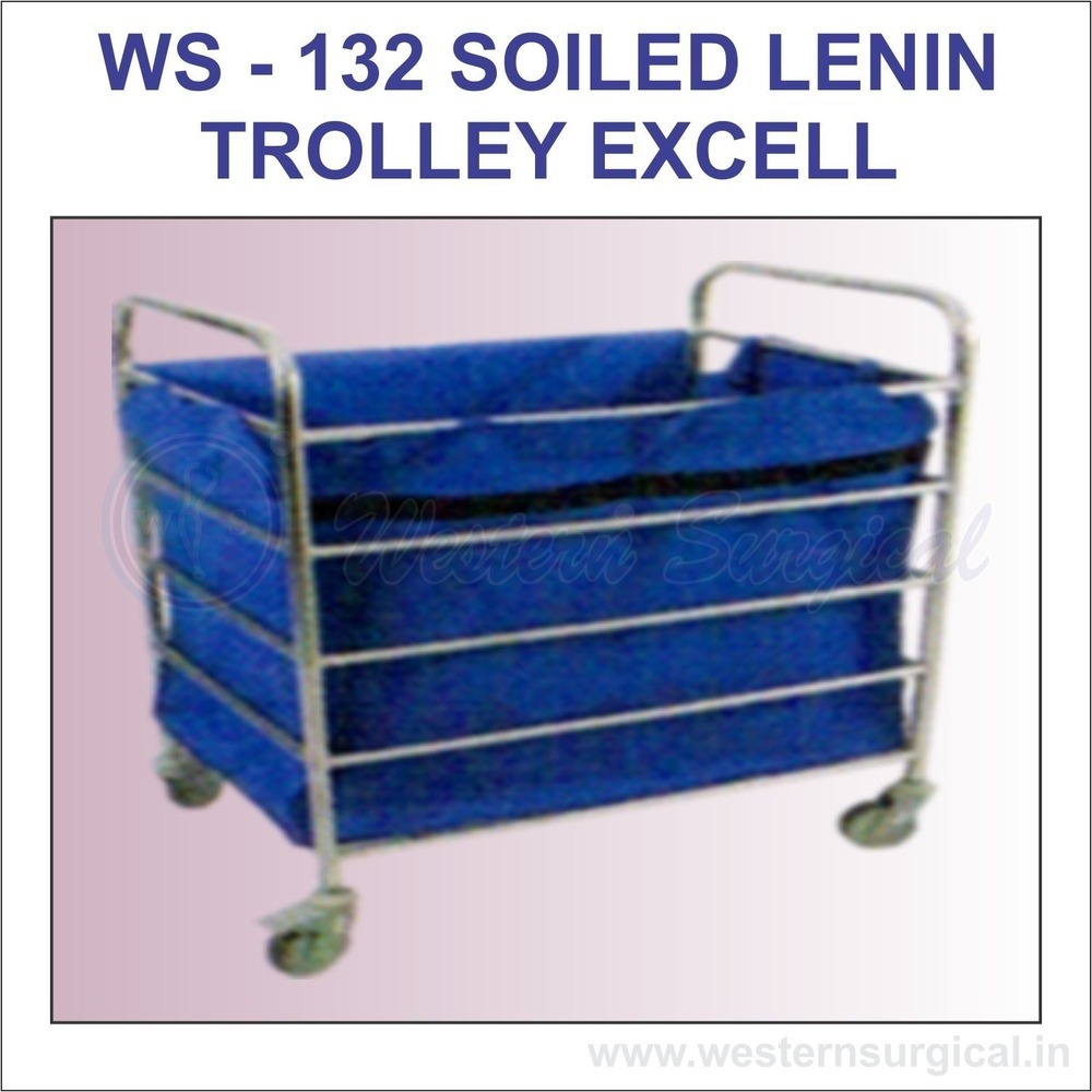 Soiled Lenin Trolley Excell - Application: Hospital & Intensive Care Unit