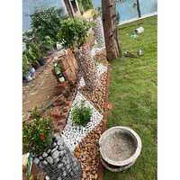 White Snow Pebble Stones