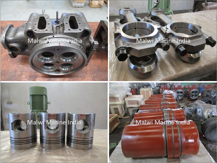 Skl - 8Vds29-24Al - 6Vds29-24Al - Cylinder Cover - Connecting Rod - Piston - Liner - Application: Marine
