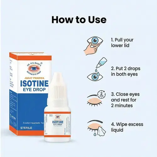 Isotine Eye Drop - Age Group: Suitable For All Ages