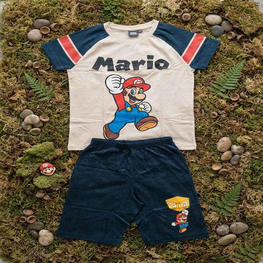 B16620 | SUPER MARIO Boys Printed Shorty Set