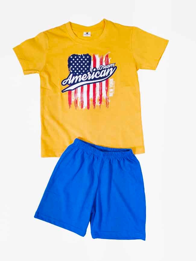 B16618 | Boys Printed Shorty Set