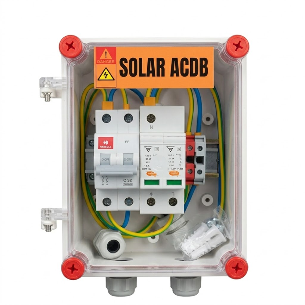 Solar Acdb - Dcdb - Cable Length: 1 Meter (Approx)