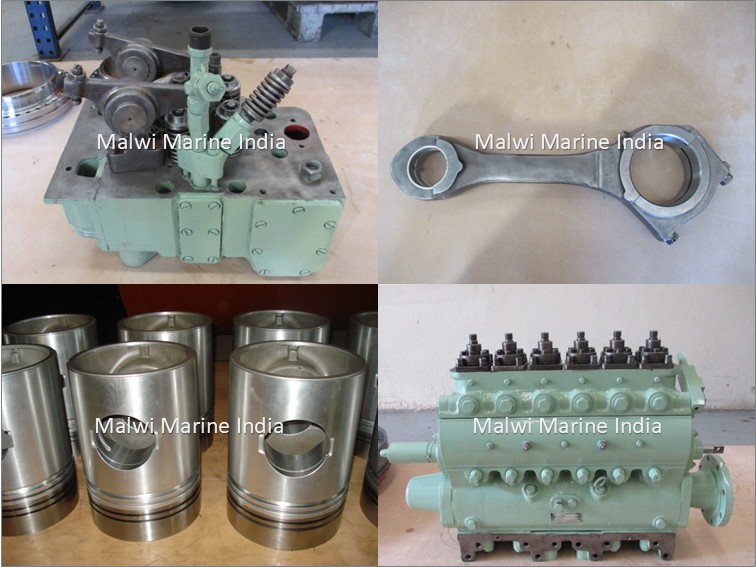 Skl - 8Vd26-20Al - 6Vd26-20Al - Cylinder Cover - Connecting Rod - Piston - Fuel Pump - Parts - Application: Marine