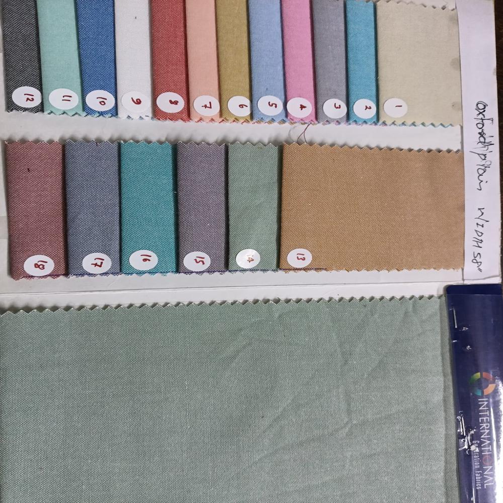 POLYCOTTON SHIRTING PLAIN FABRIC