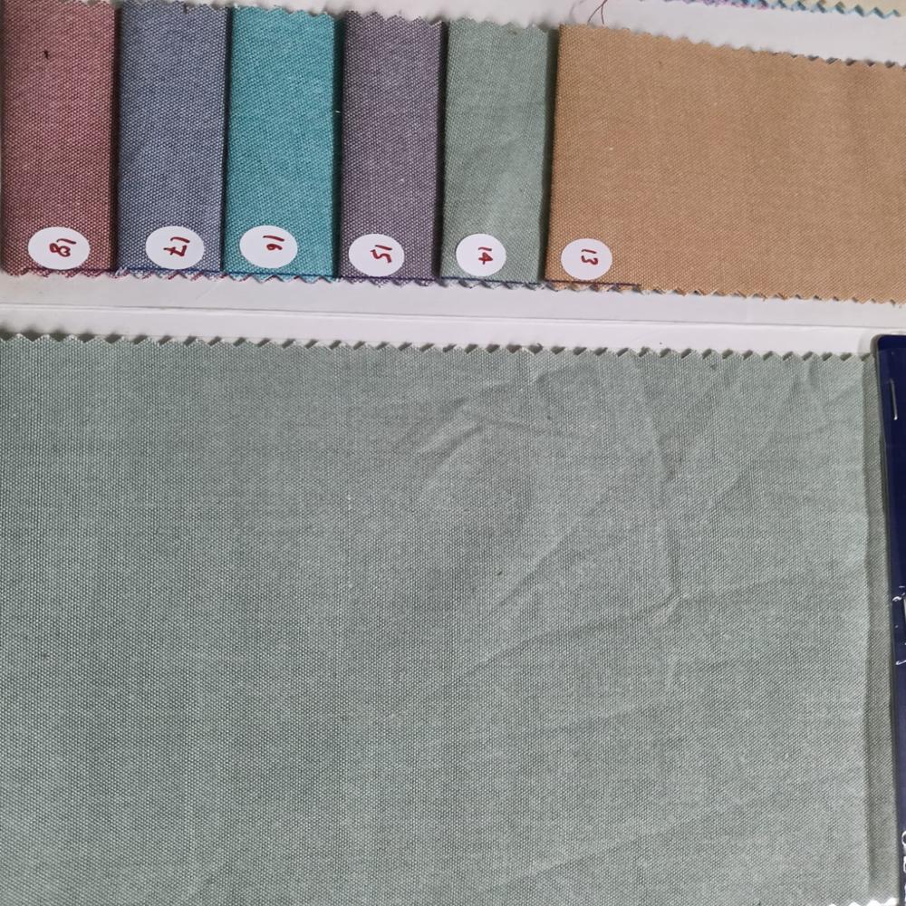 POLYCOTTON SHIRTING PLAIN FABRIC