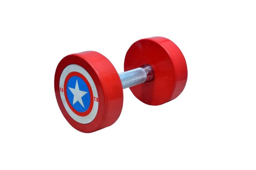 Fitbulls Captain America Rubber Dumbbell
