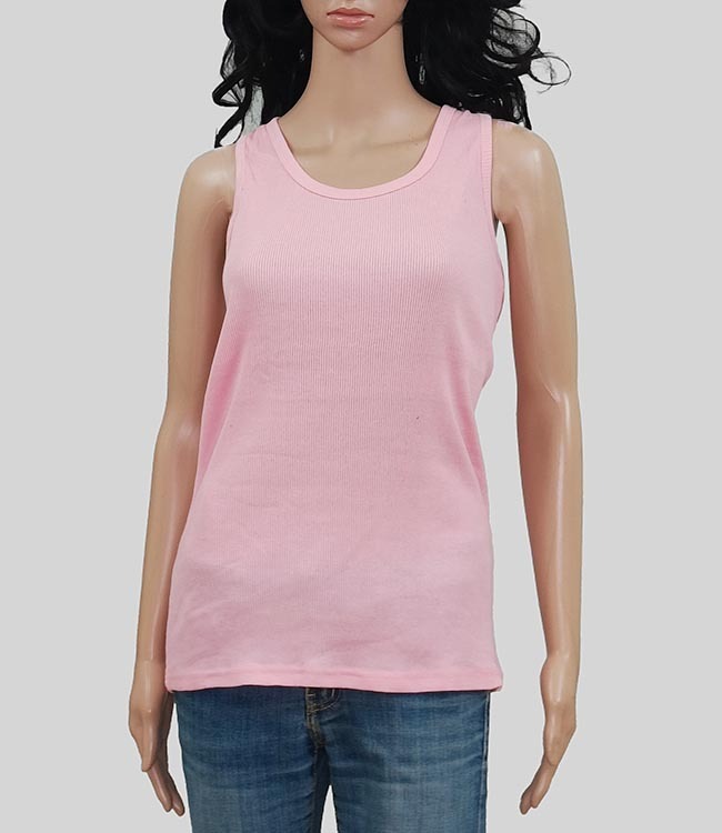 W13245 | Ladies Sleeveless Rib Tanks
