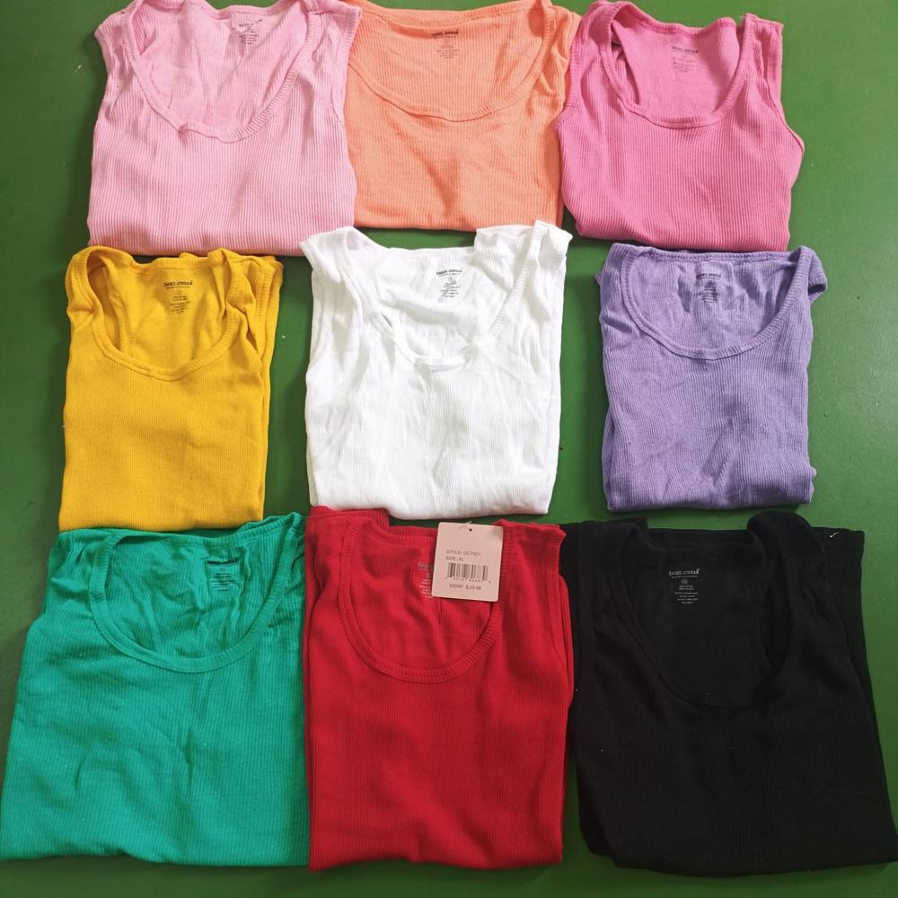 W13245 | Ladies Sleeveless Rib Tanks