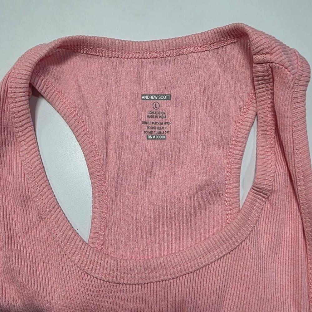 W13245 | Ladies Sleeveless Rib Tanks