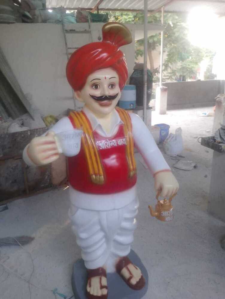 6 Feet Chaiwala Statue