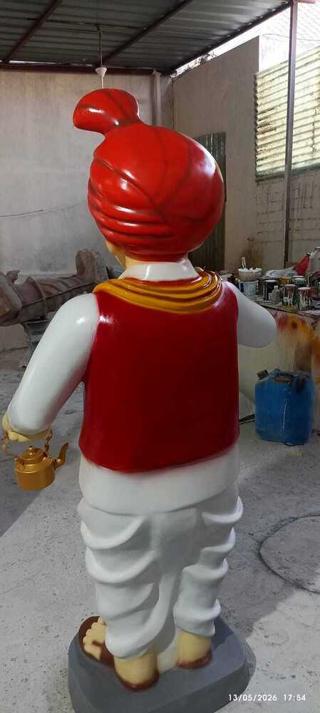 6 Feet Chaiwala Statue