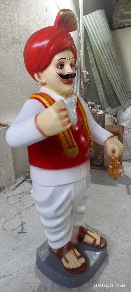 6 Feet Chaiwala Statue