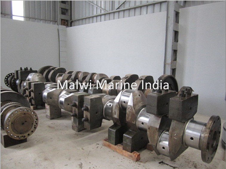 Sulzer - 8zl40-48 - 6zl40-48 - Crankshaft - Application: Marine