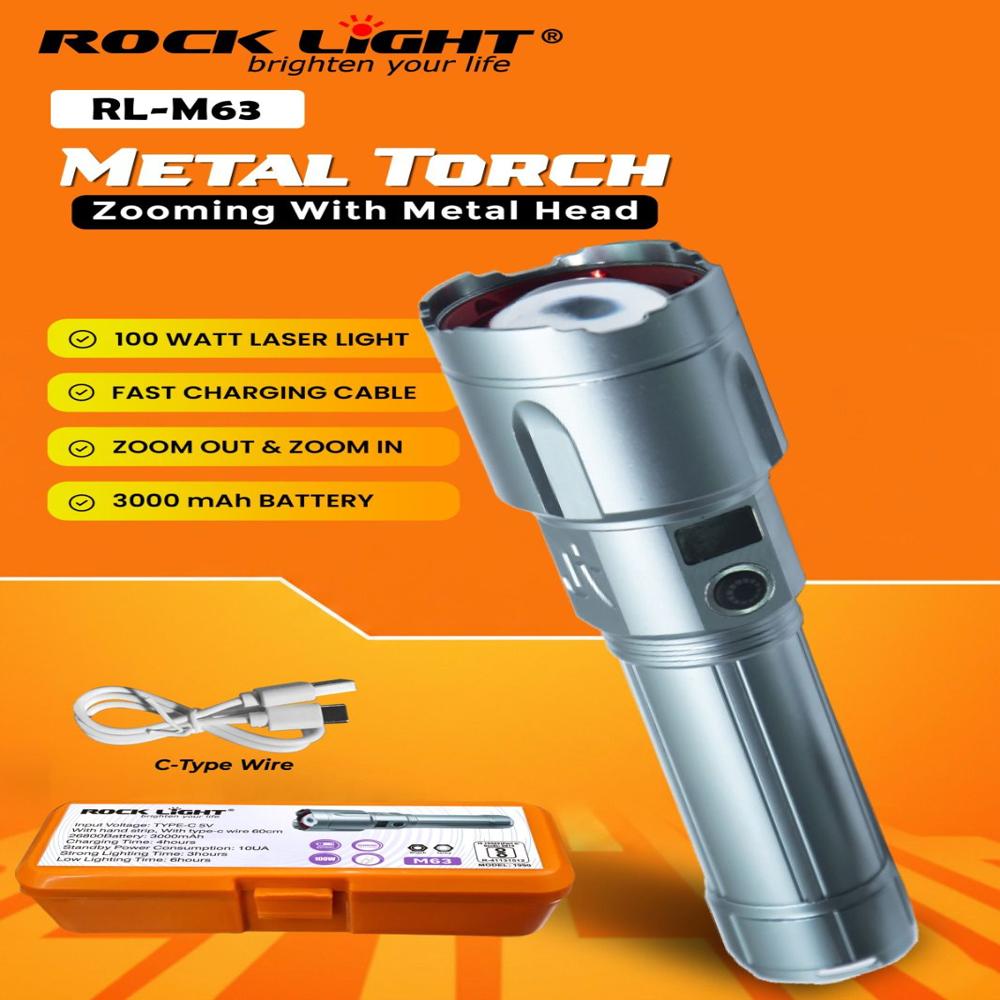 ROCK LIGHT RL-M63 METAL TORCH