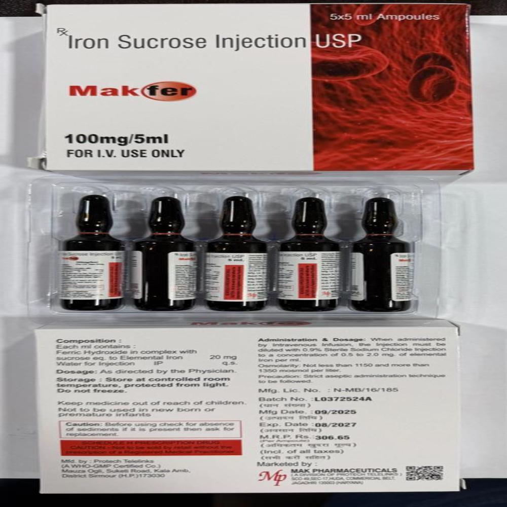 Makfer 5Ml Injection - Suitable For: Women