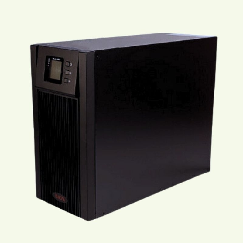 Elnova (Es3004L6) 3Kva 1:1 Phase Online Ups External Battery - Color: Black