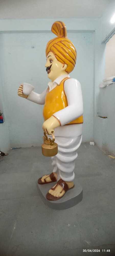 Tea Men Statue Shop Promotional Use