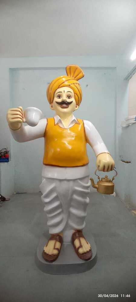 Tea Men Statue Shop Promotional Use