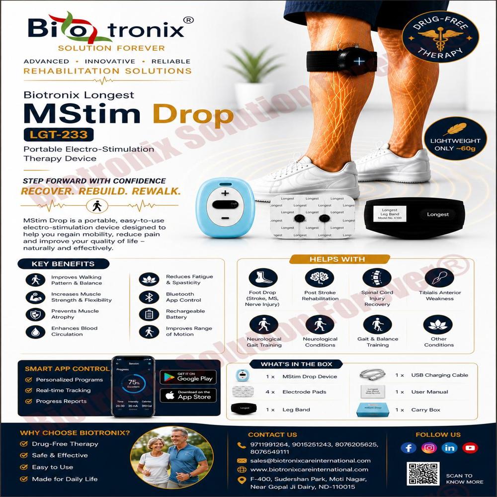 Smart Walking Recovery Device for Foot Drop Rehabilitation